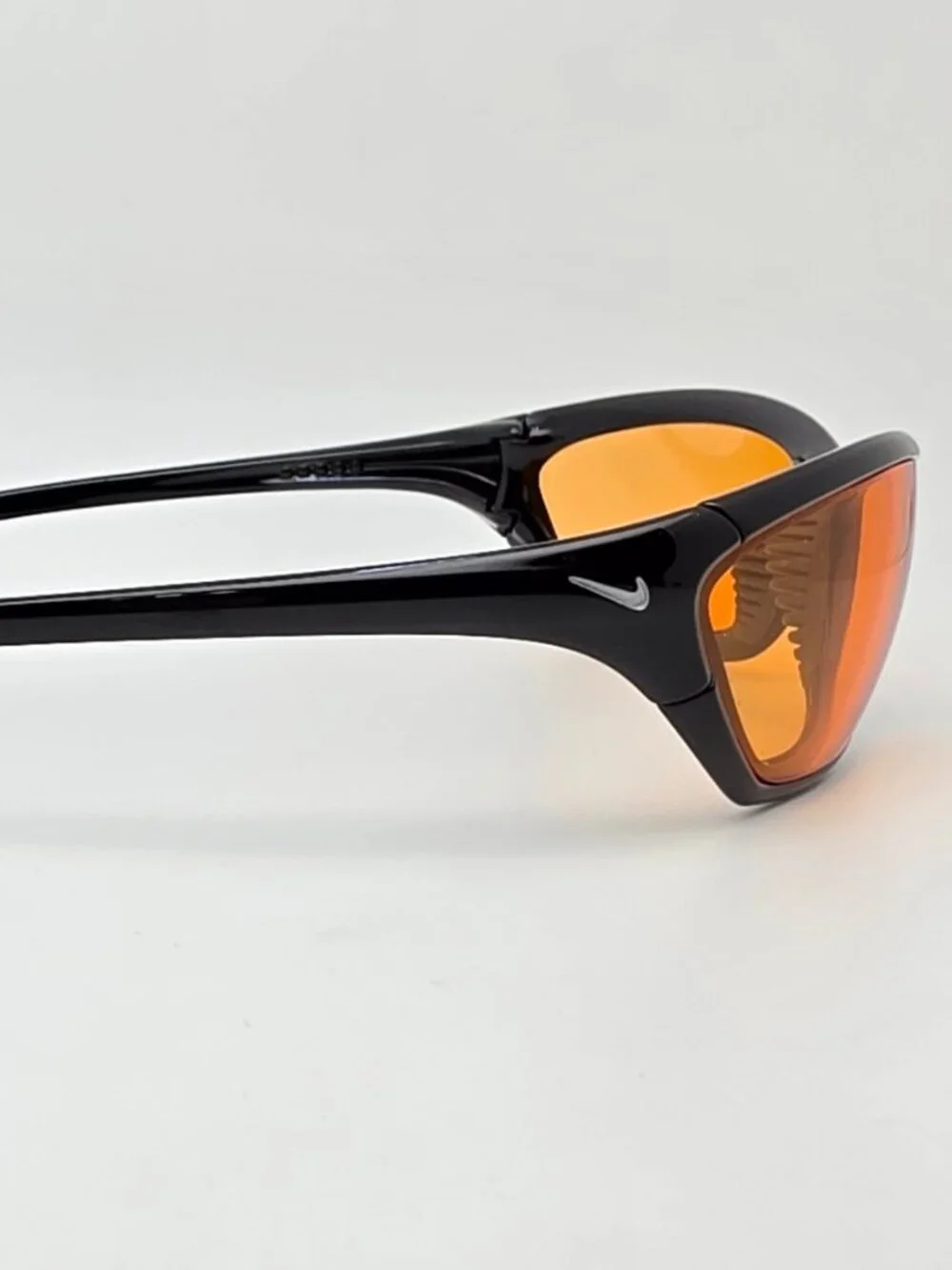 Nike EA0008 001 Interchange/S Black Frame Amber Lens Sunglasses Italy 65-19-134